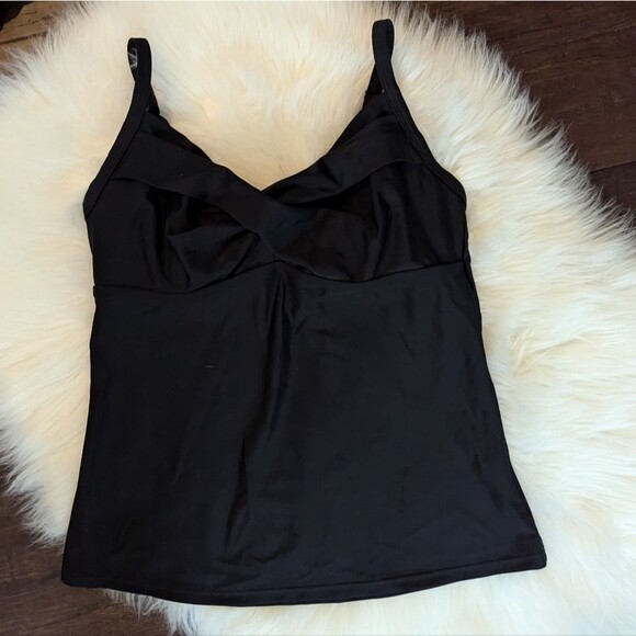 Athleta Twister Tankini 36B/C 36B 36C black underwire - Picture 2 of 6